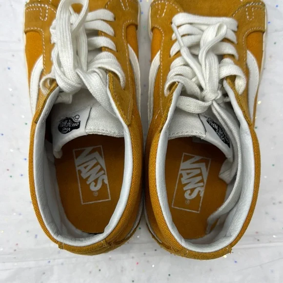 Vans Golden High-Top Sneakers with White Accents - Picture 5 of 7